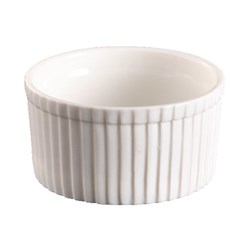 Basics Souffle Dish White 76mm Essentials Collection
