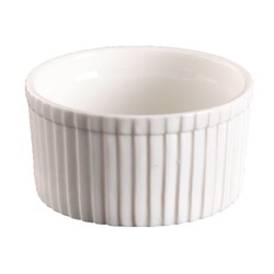 Basics Souffle Dish White 90mm Essentials Collection