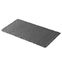 Basalt Rectangular Plate Black 300x160mm Revol