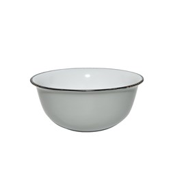 Bistrot Noodle Bowl Grey Black Rim 165mm Pro.mundi
