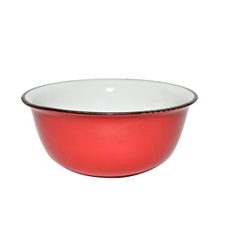 Bistrot Noodle Bowl Red Black Rim 165mm Pro.mundi