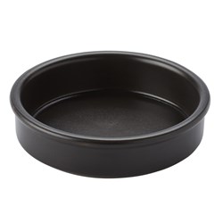 Catalan Terracotta Tapas Dish Black 115mm Pro.mundi