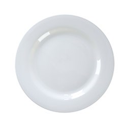 Echelon Wide Rim Plate White 205mm Pro.mundi