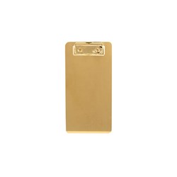 Clipboard Gold 105x210mm 