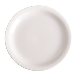 Basics Narrow Rim Plate White 228mm Essentials Collection