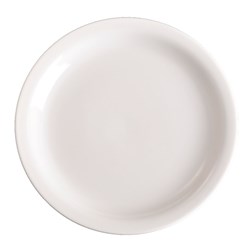 Basics Narrow Rim Plate White 252mm Essentials Collection