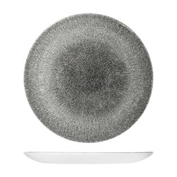 Raku Coupe Plate Quartz Black 217mm Churchill