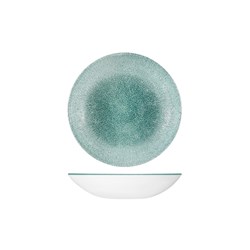 Raku Coupe Bowl Jade Green 182mm Churchill