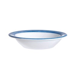 Opal Brush Bowl Rimmed Blue Jean 120mm 