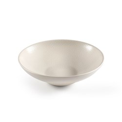 Stone Salad Bowl Ivory 190mm  