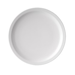 Melamine Plate Round Narrow Rim White 226mm Ryner
