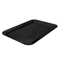 Melamine Platter Rect Blk 450X300mm (6/12)