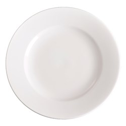 Basics Round Plate White 185mm Essentials Collection