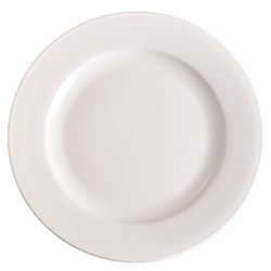 Basics Round Plate White 305mm Essentials Collection