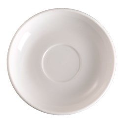 Basics Demitasse Espresso Cup Saucer White 120mm Essentials Collection