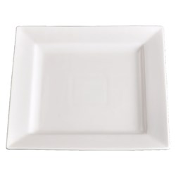 Basics Square Plate White 210mm Essentials Collection