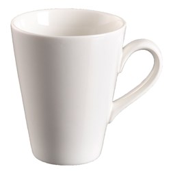 Basics Cafe Mug White 350ml Essentials Collection