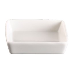 Basics Square Dish White 87mm Essentials Collection