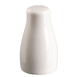 Basics Cafe Pepper Shaker White Essentials Collection