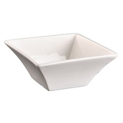 Basics Deep Square Bowl White 125mm 