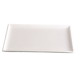 Basics Rectangular Platter White 254mm Essentials Collection