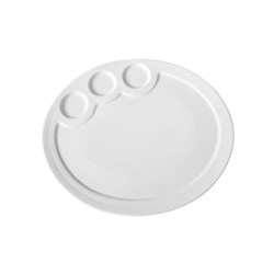 Buffet Oval Trio Platter White 345x292mm