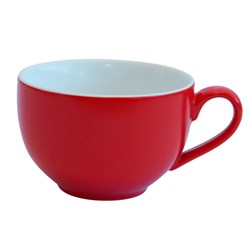 Cafe Cappuccino Cup Red 240ml Pro.mundi