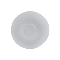 Florence Tea/ Cappuccino Saucer White 160mm