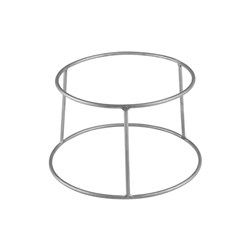 Vintage Platter Stand Stainless Steel Small 260x155mm Moda