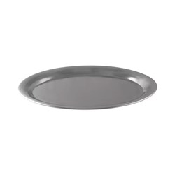 Satin Oval Platter Stainless Steel 300x227mm Moda