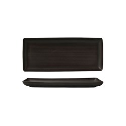 Charcoal Share Platter Black 335x140mm Zuma