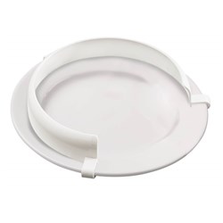 Plate Guard Incurve Surround Wht Plastic 190-254Mm