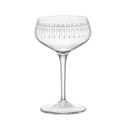 Art Deco Cocktail Coupe Glass 250ml Bormioli Rocco