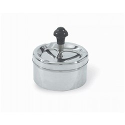 Ashtray 100Mm Windproof S/S Push Top (6)
