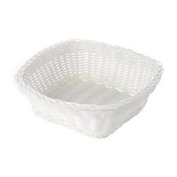 Pro.Mundi Bread Basket Sq Wht 190X190x70mm P/Prop (72)