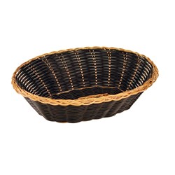 Basket Oval 240Mm Blk/Gold P/Prop (12/144)