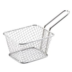 Service Basket Rectangle Stainless Steel 100mm Pro.mundi