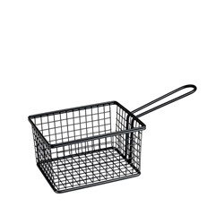 Service Basket Rect Blk 142X114x80mm Moda