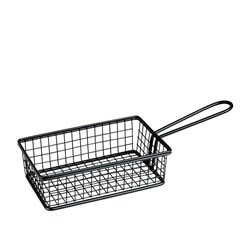 Service Basket Rect Blk 160X104x50mm Moda