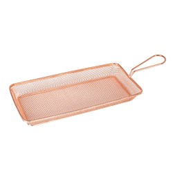 Service Basket Rect 260X130x30 Copper (6/24)