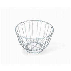 Wire Basket Round 245X80mm S/S 18/10