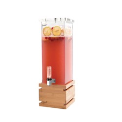 Beverage Dispenser with Bamboo Base 7.5L Rosseto