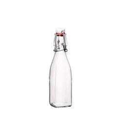 Glass Swing Top Bottle Square 500ml Bormioli Rocco