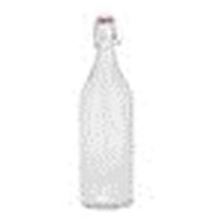 Bottle 1Lt Swing Top Round Panelled Glass (12)