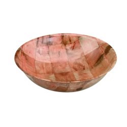 Salad Bowl 150Mm Round Woven Wood (36)