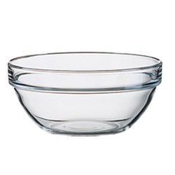 Stack Empilable Bowl 170Mm Tuff Clr Glass (24)