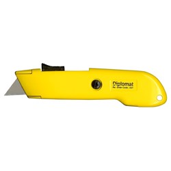 Safety Knife Metal Spring Loaded Utility Blade (12)