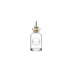 Elixir No.2 Dash Bitter Glass Bottle with Pourer 100ml Luigi Bormioli