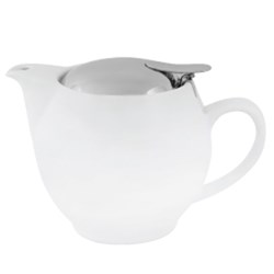 Bevande Teapot 500Ml Bianco White (12) Tealeaves