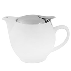 Bevande Teapot 350Ml Bianco White (6) Tealeaves